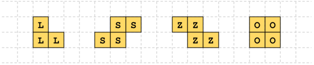 Possible tiles